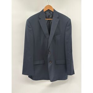 Lauren Ralph Lauren Sport Coat Suit Jacket Blazer Navy Blue Size 46R Double Vent